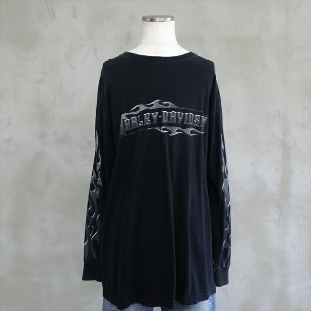 古着 USA製 HARLEY-DAVIDSON 袖プリント ロンT | Flamingo Online 古着