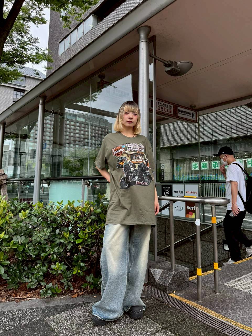 ハーレーTシャツコーディネート5