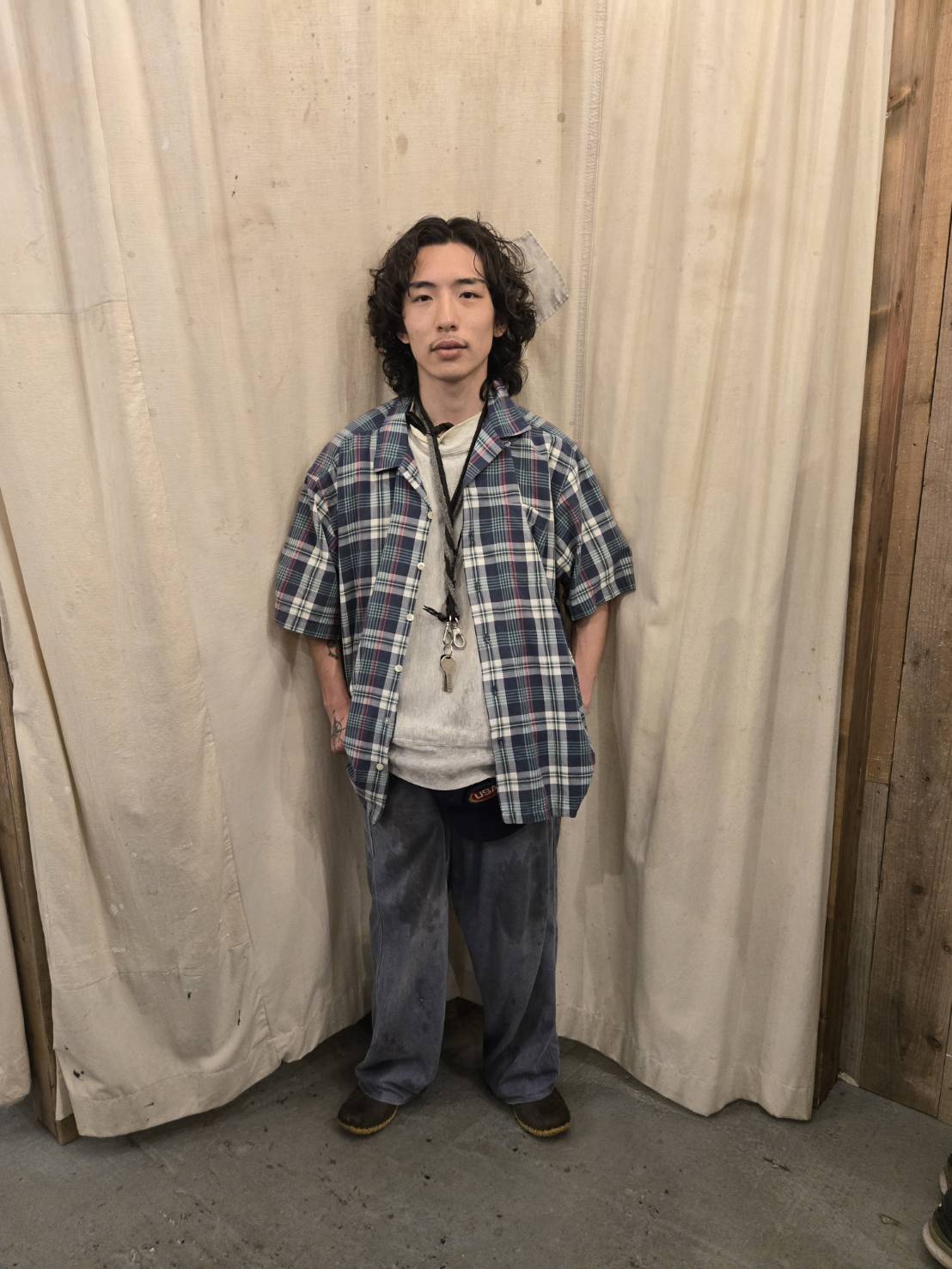 半袖シャツ コーディネート