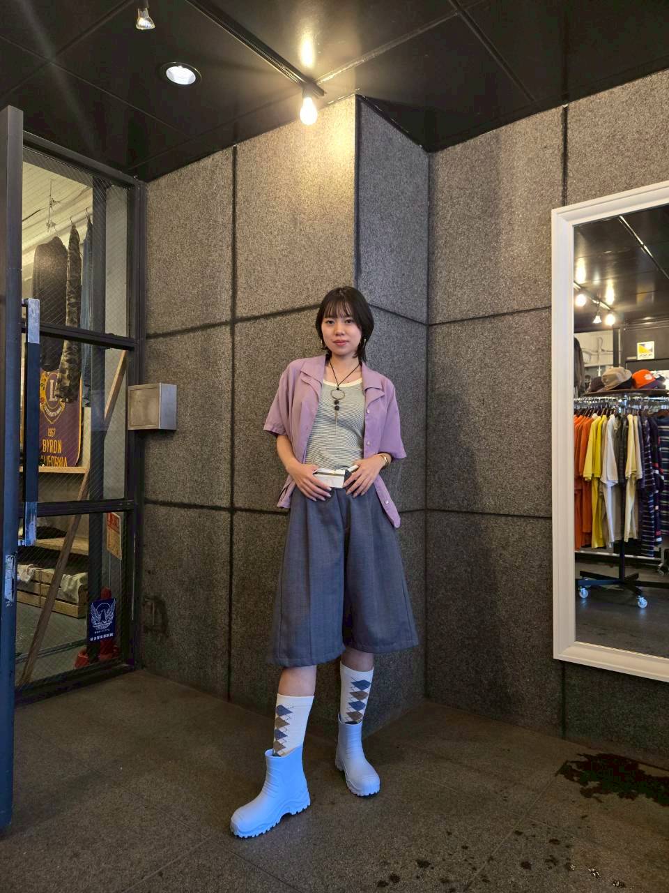 半袖シャツ コーディネート