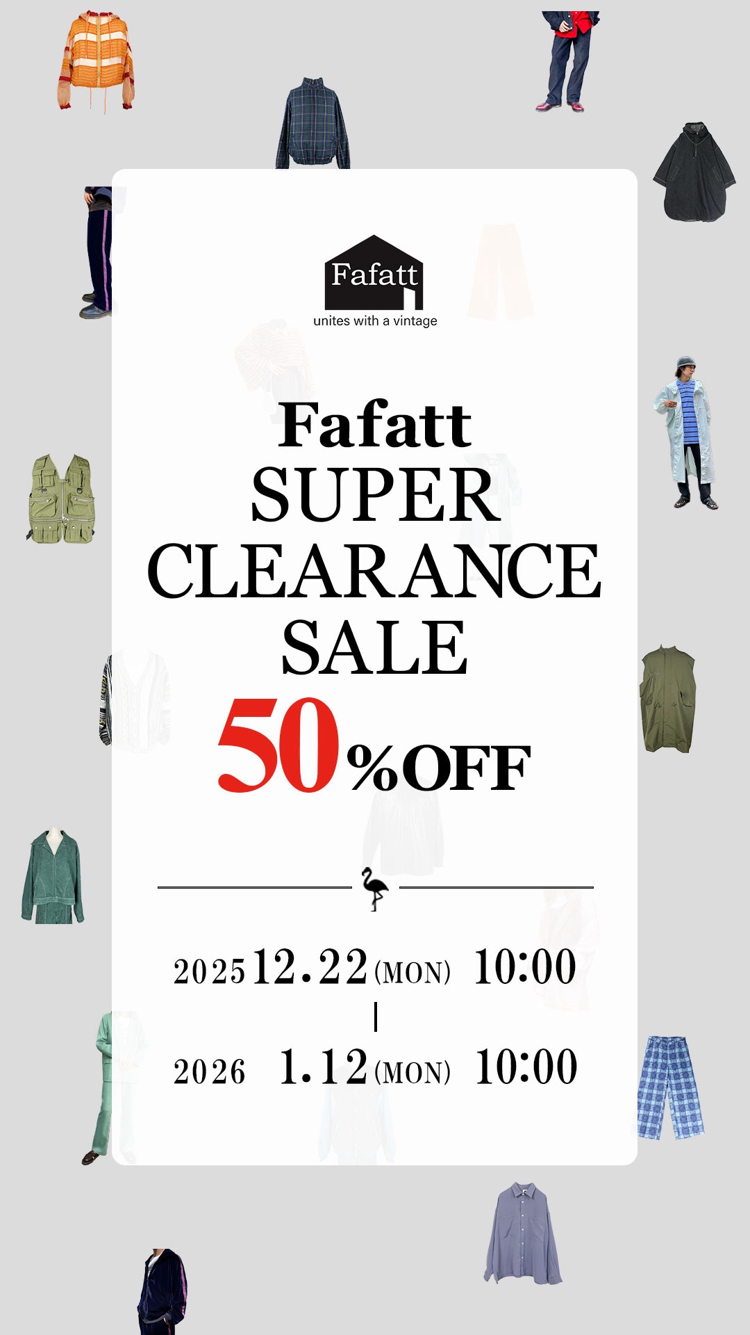 ファファットクリアランスセール
