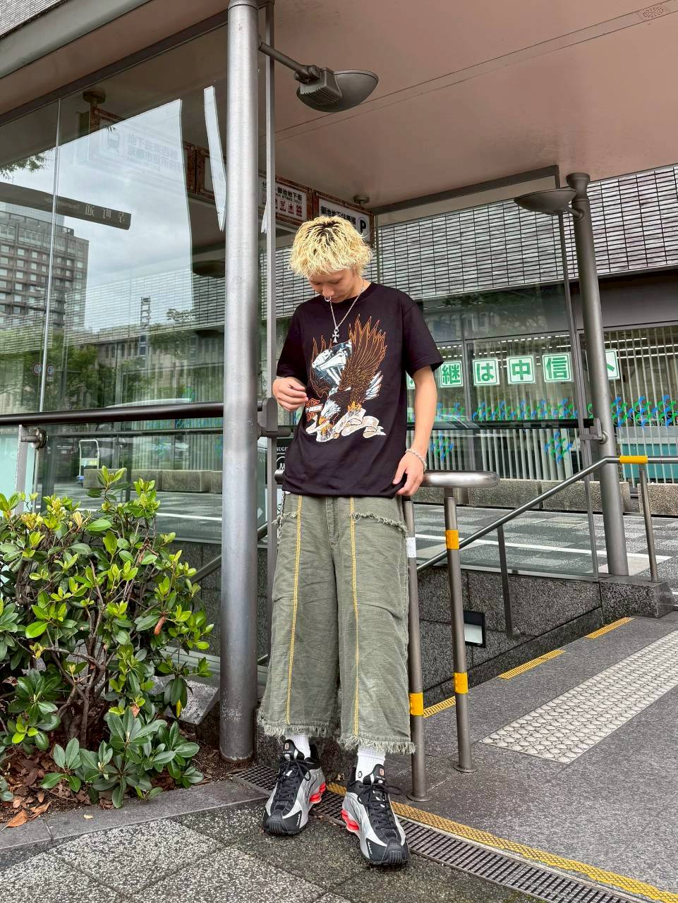 ハーレーTシャツコーディネート