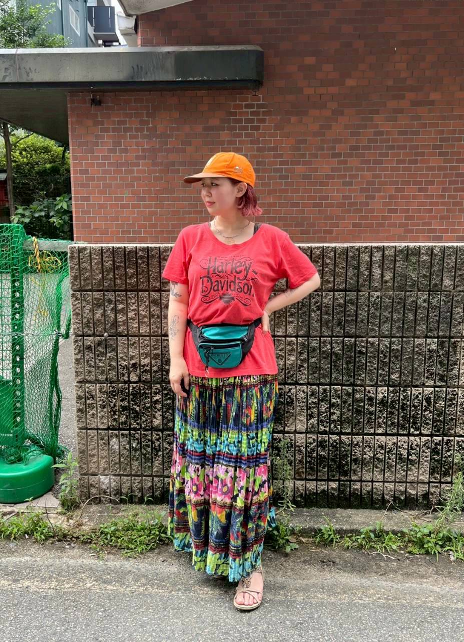 ハーレーTシャツコーディネート6