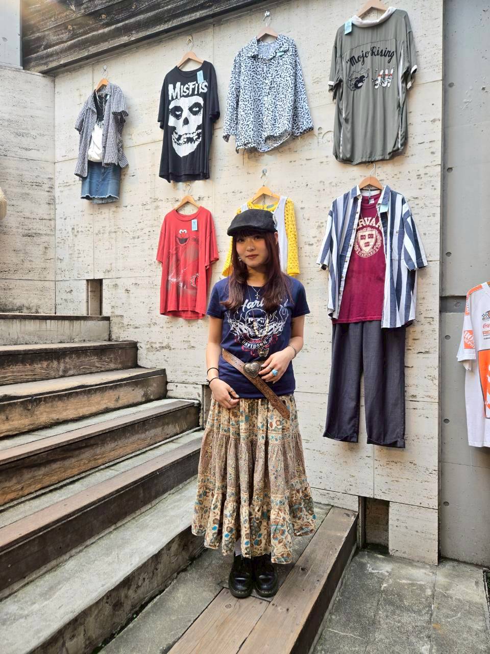 ハーレーTシャツコーディネート3
