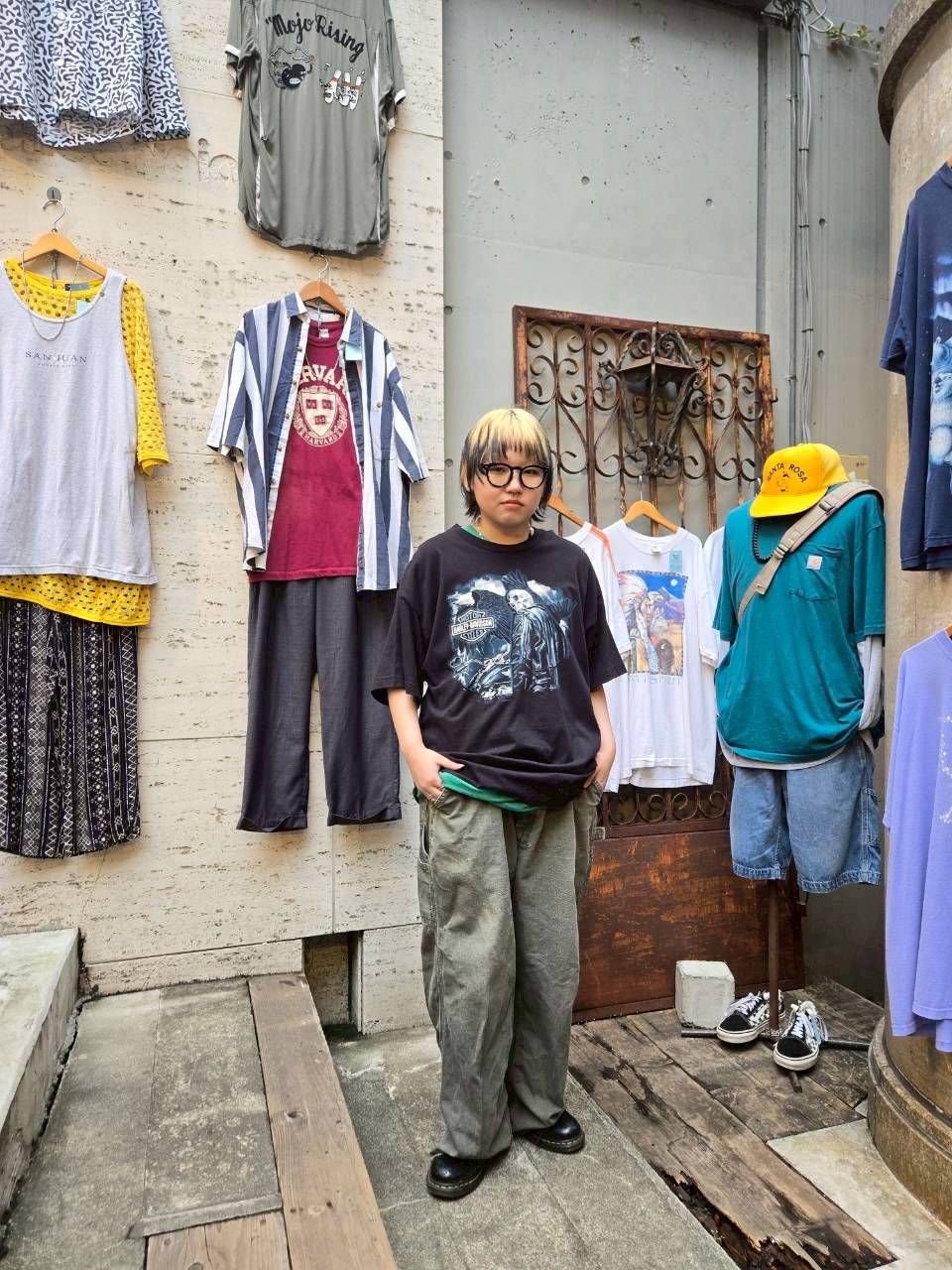 ハーレーTシャツコーディネート8