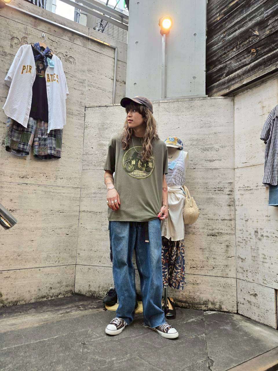 ハーレーTシャツコーディネート7