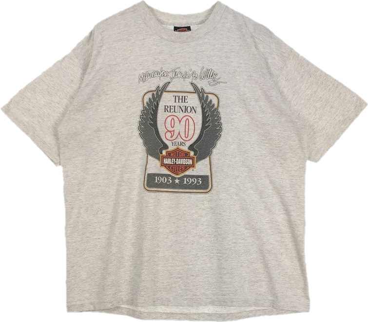 90sUSA製HARLEY-DAVIDSONプリントTシャツ