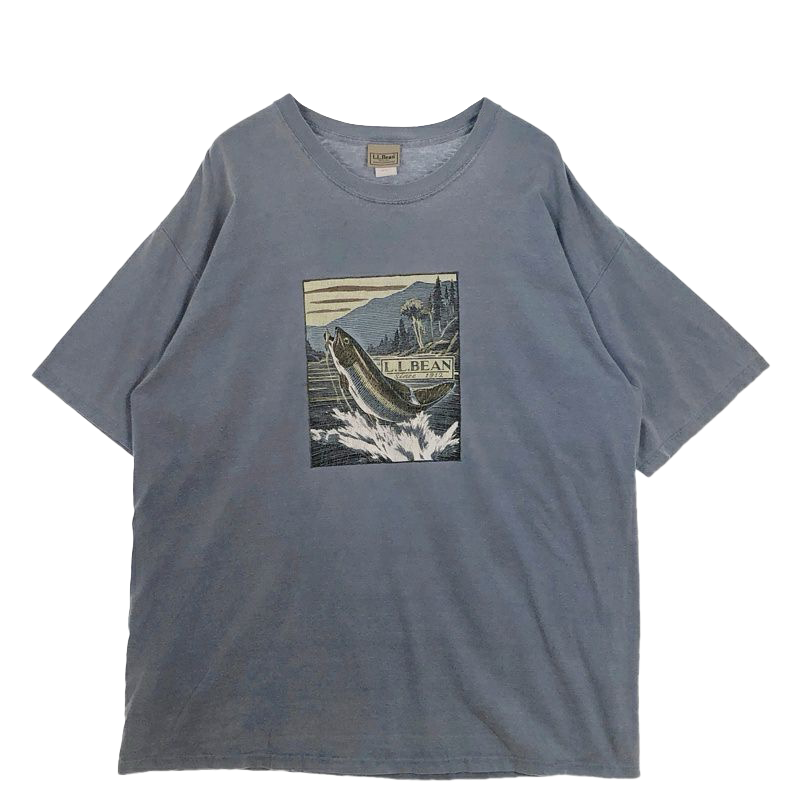 L.L.Bean フィッシュプリントTシャツ