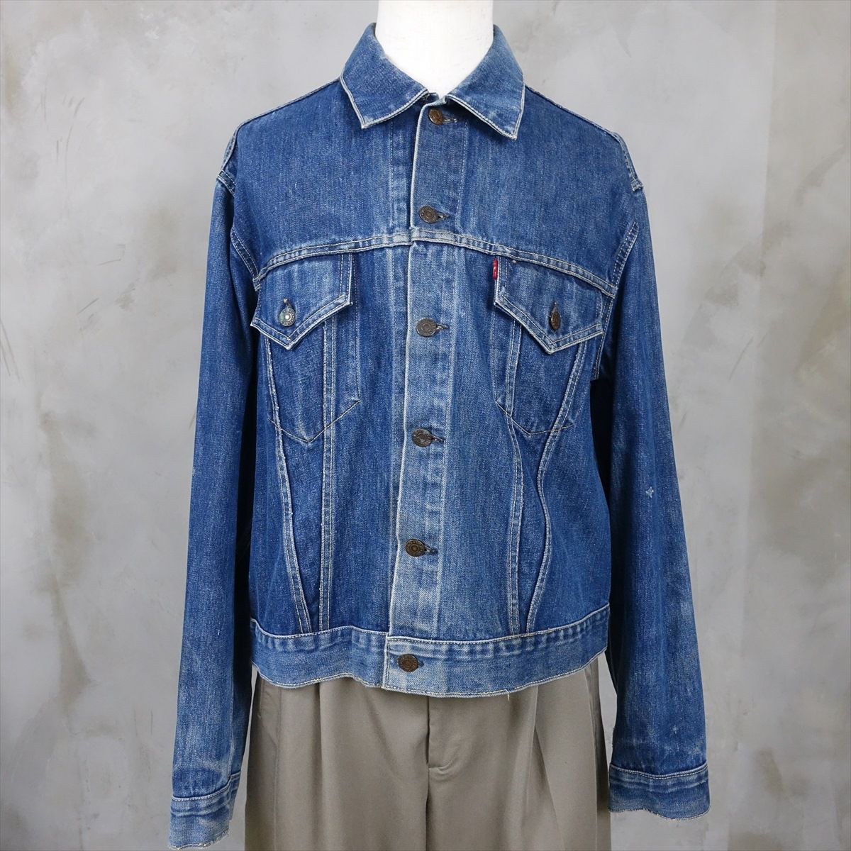 極上エイジング 60s Levis 557 3rd ヴィンテージ古着 USA製 60年代 60s リーバイス ビッグE インディゴ 濃紺 アメリカ製