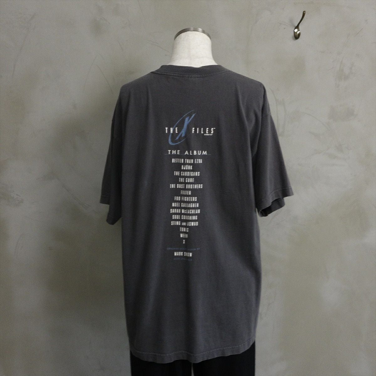 古着 90s THE X FILES 黒 サウンドトラックTシャツ 海外