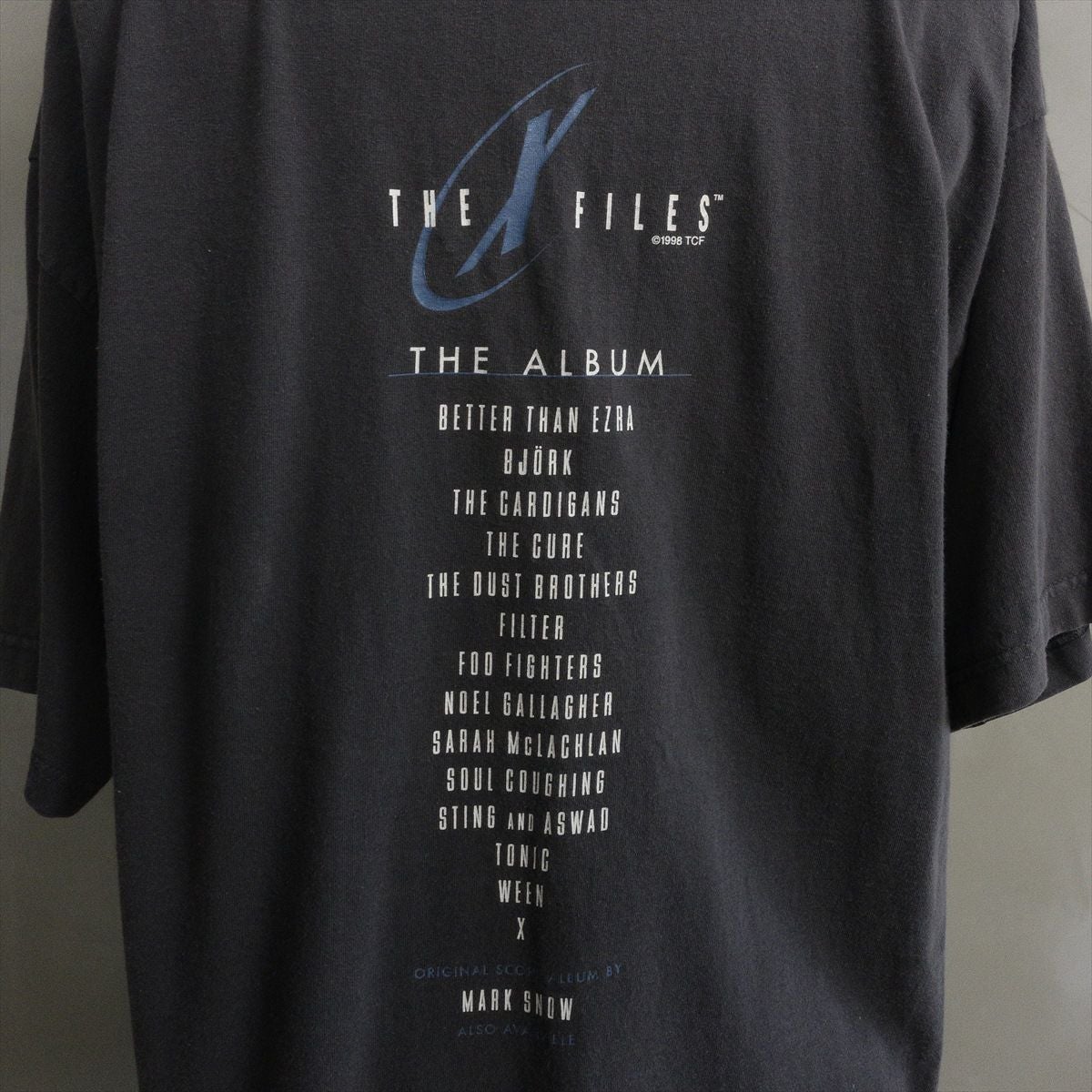 古着 90s THE X FILES 黒 サウンドトラックTシャツ 海外