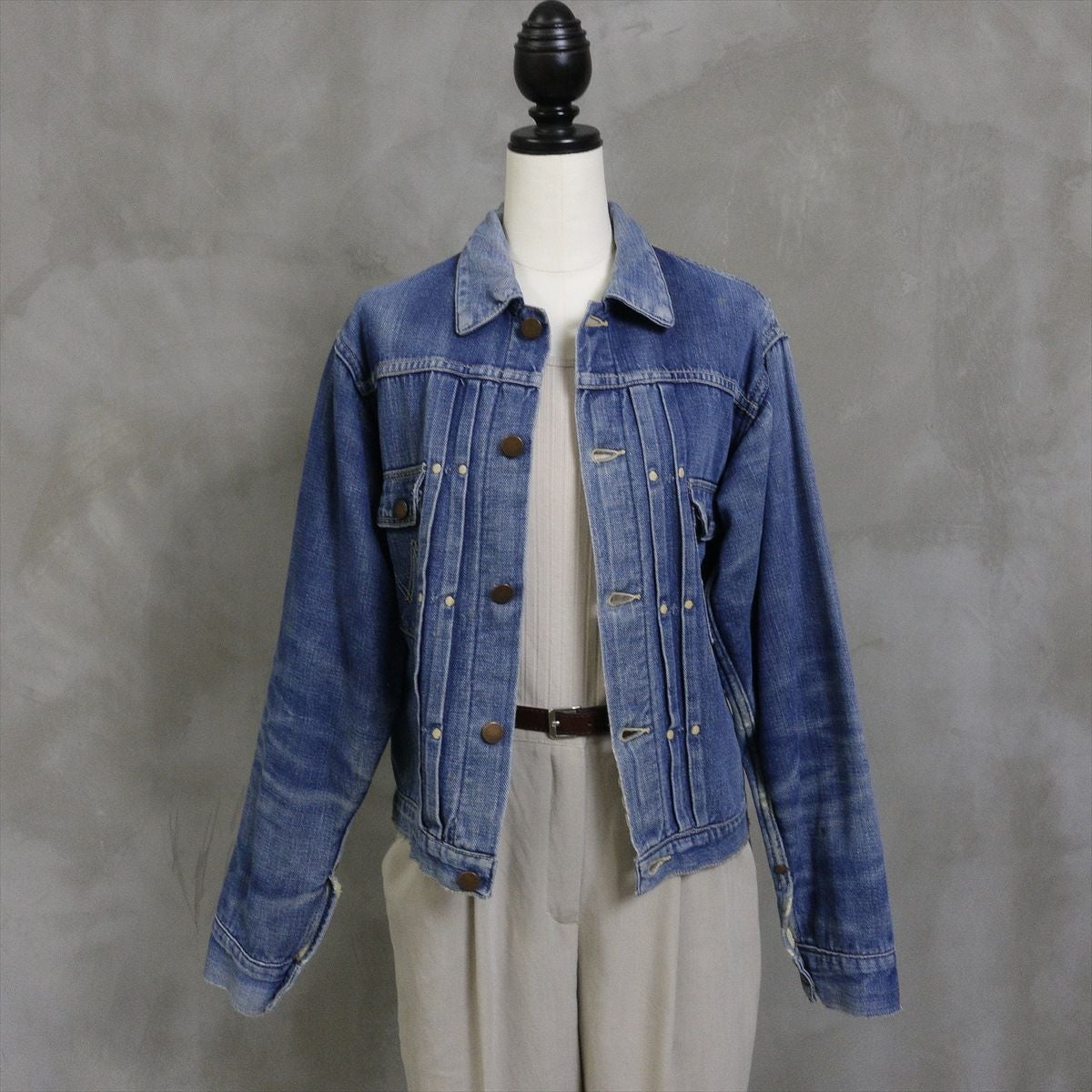 古着 40s VINTAGE Wrangler 111 MJ デニムジャケット 縦ベル