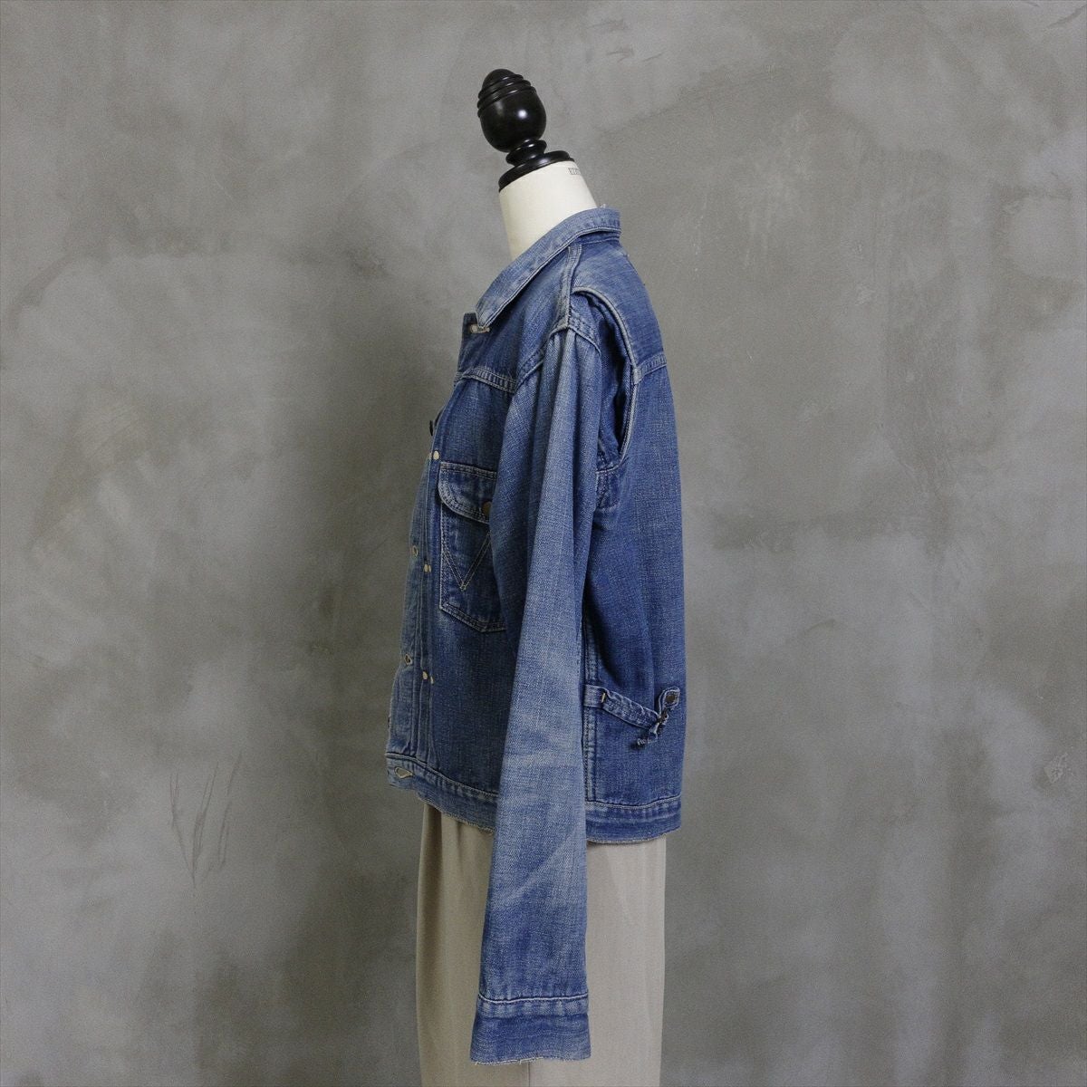 古着 40s VINTAGE Wrangler 111 MJ デニムジャケット 縦ベル