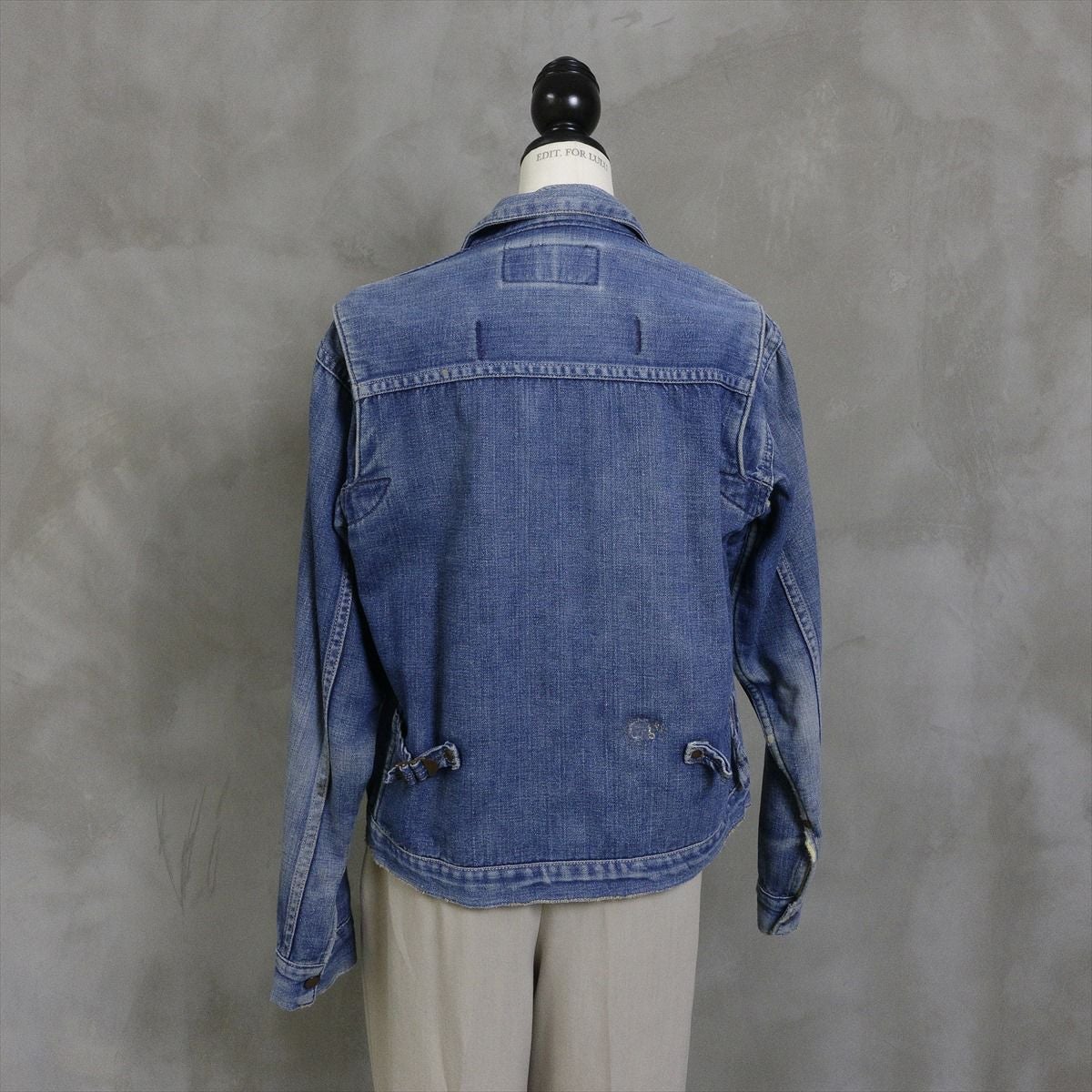 古着 40s VINTAGE Wrangler 111 MJ デニムジャケット 縦ベル
