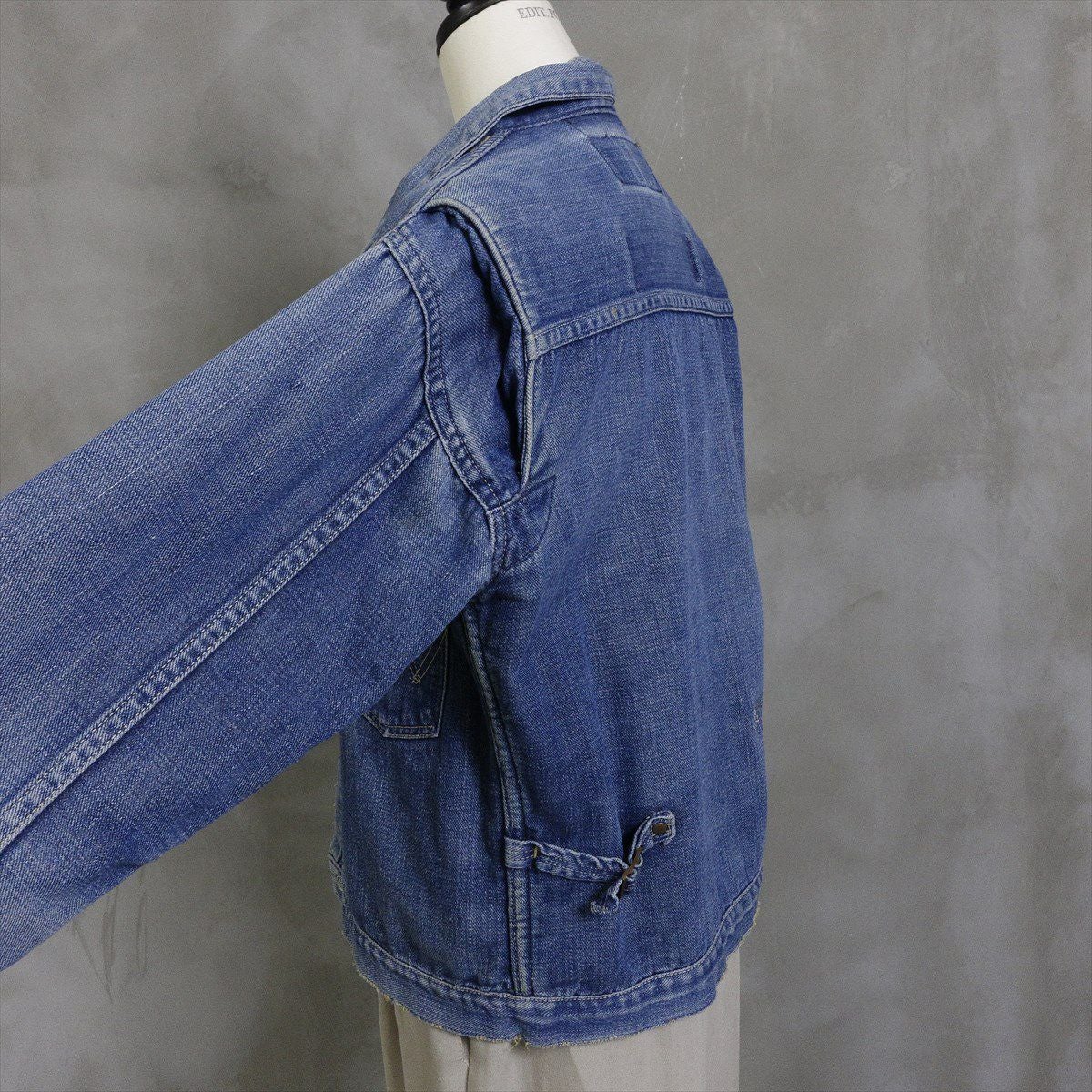 Wrangler 111MJ ヴィンテージデニムジャケット サイズ40 古着 40s VINTAGE Wrangler 111 MJ デニムジャケット 縦ベル