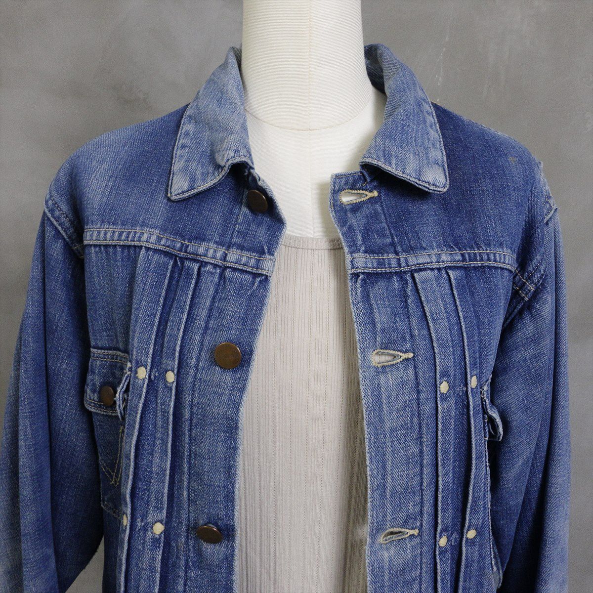 古着 40s VINTAGE Wrangler 111 MJ デニムジャケット 縦ベル