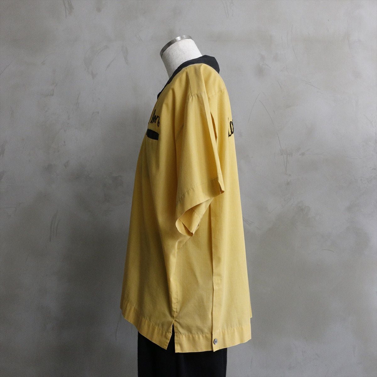 古着 70s VINTAGE ヒルトン Hilton ボーリングシャツ チェーンステッチ