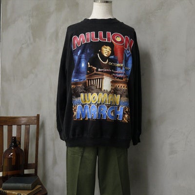 古着 90s MILLION WOMAN MARCH スウェット | Flamingo Online 古着屋 