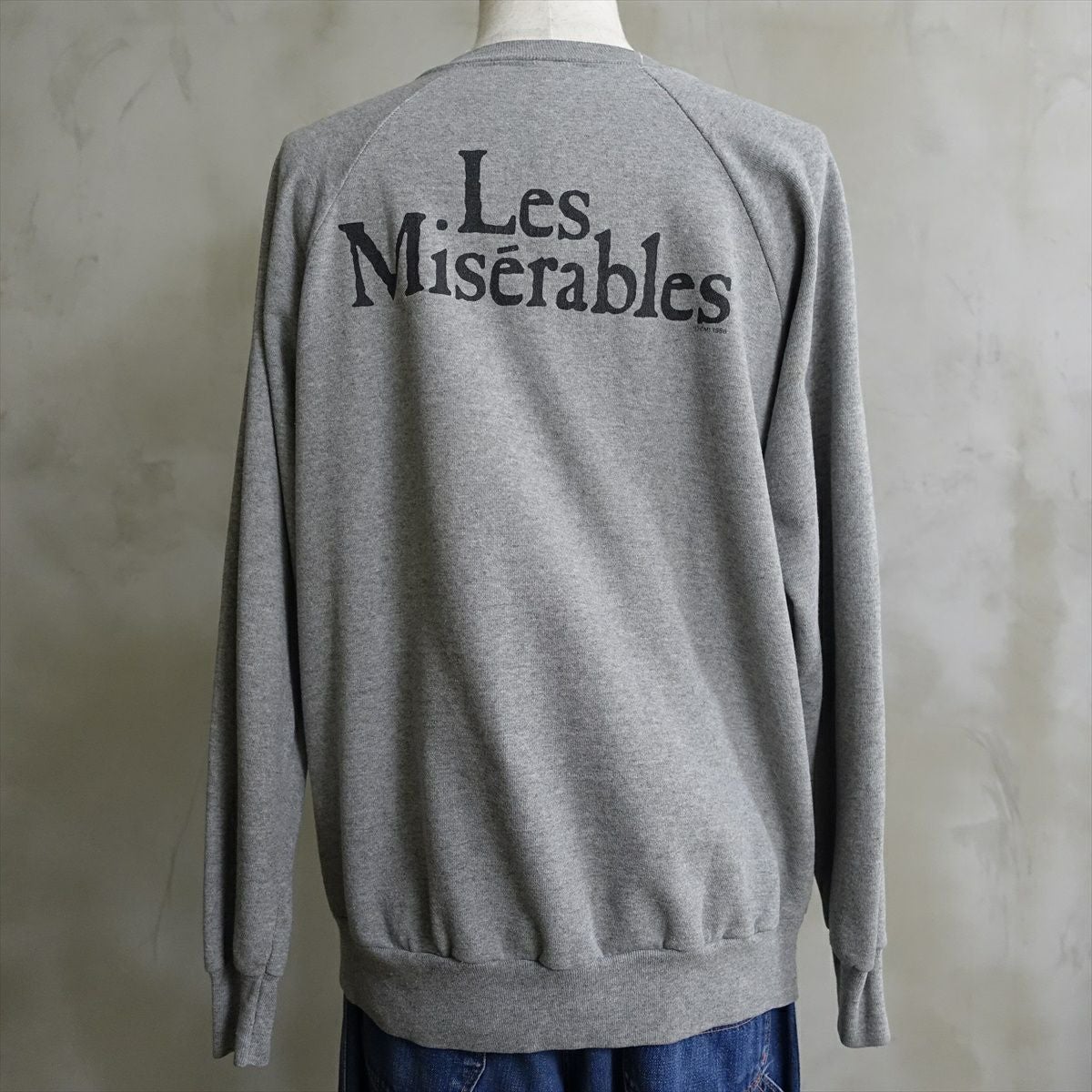 古着 80s レミゼラブル LESMISERABLES スウェット ミュージカル