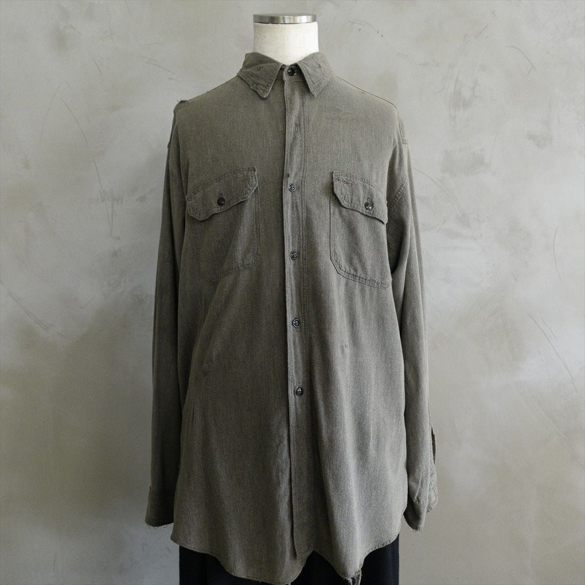 古着 50s VINTAGE ブラックシャンブレーシャツ | Flamingo Online 古着