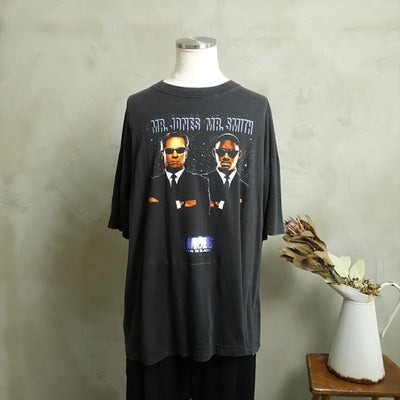 古着 90s メンインブラック Men in Black MIB プリントTシャツ 