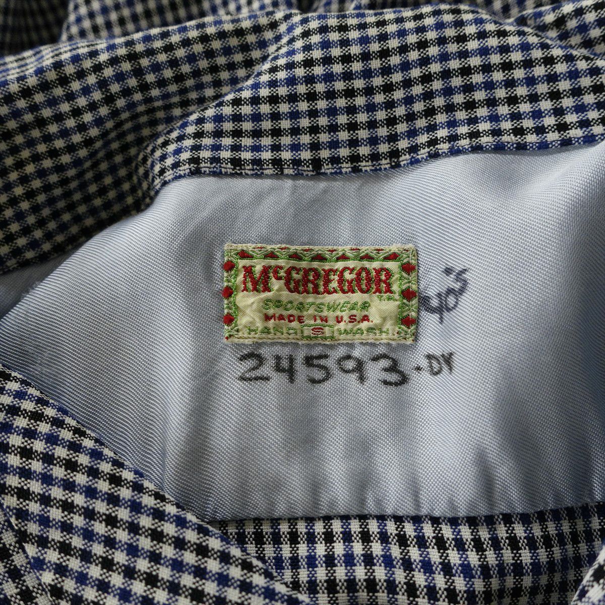 古着 60s マグレガー Mcgregor レーヨンシャツ チェック | Flamingo