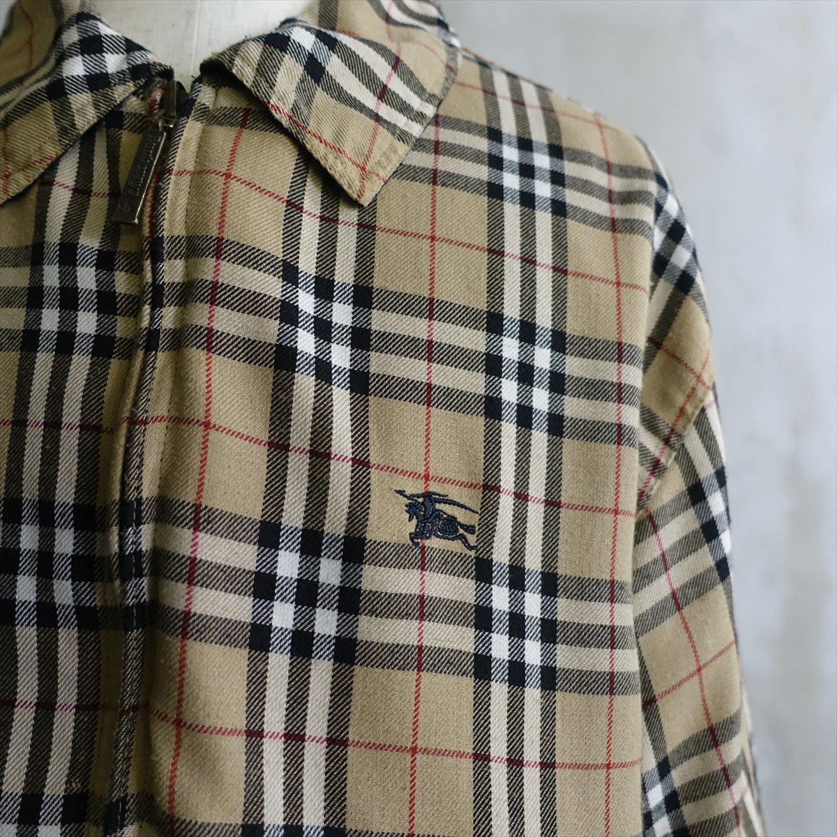 90s BURBERRY LONDON リバーシブル スイングトップ チェック burberry/バーバリー通販 | リバーシブル チェック ジャケット【送料