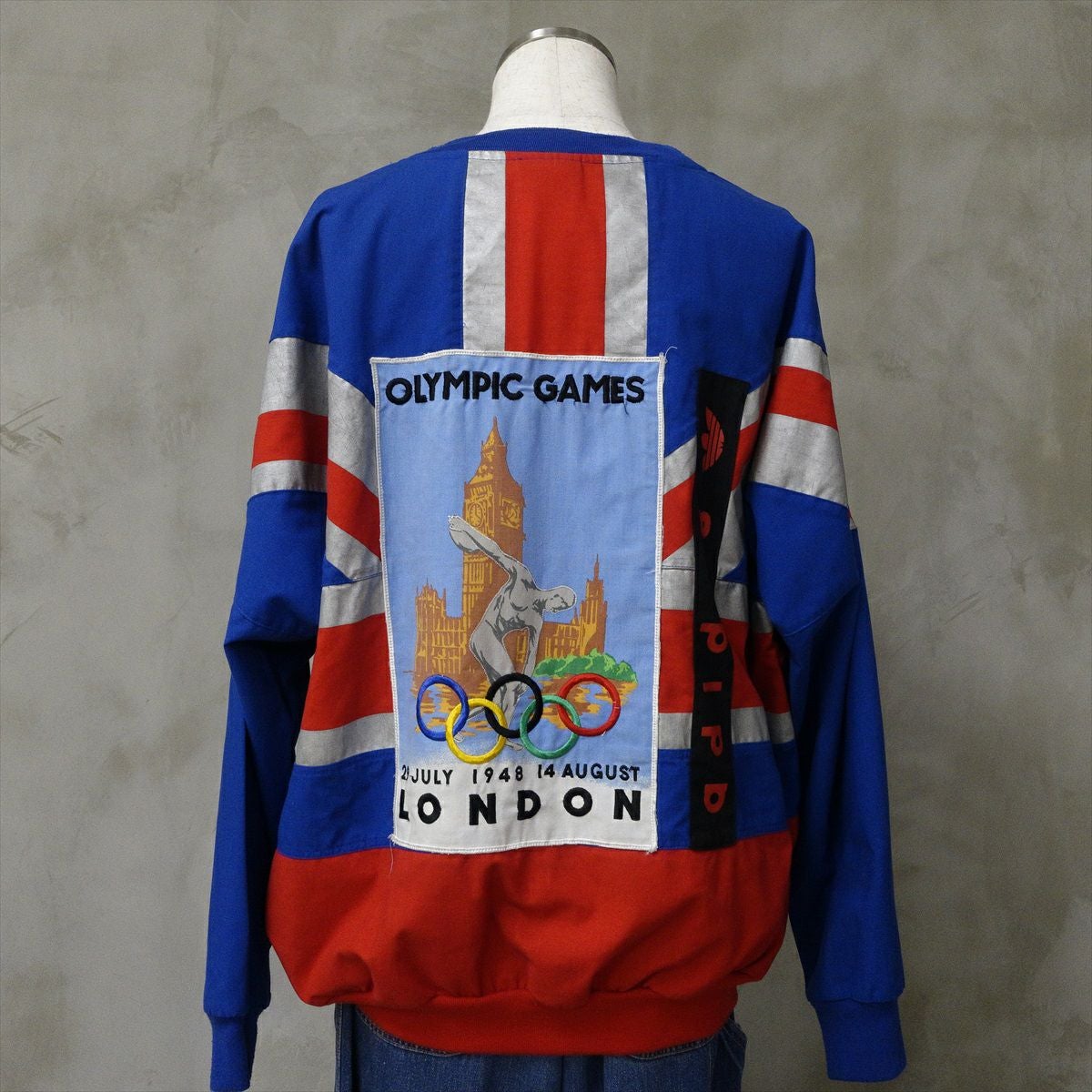 古着 80s アディダス ADIDAS ロンドンオリンピックスウェット