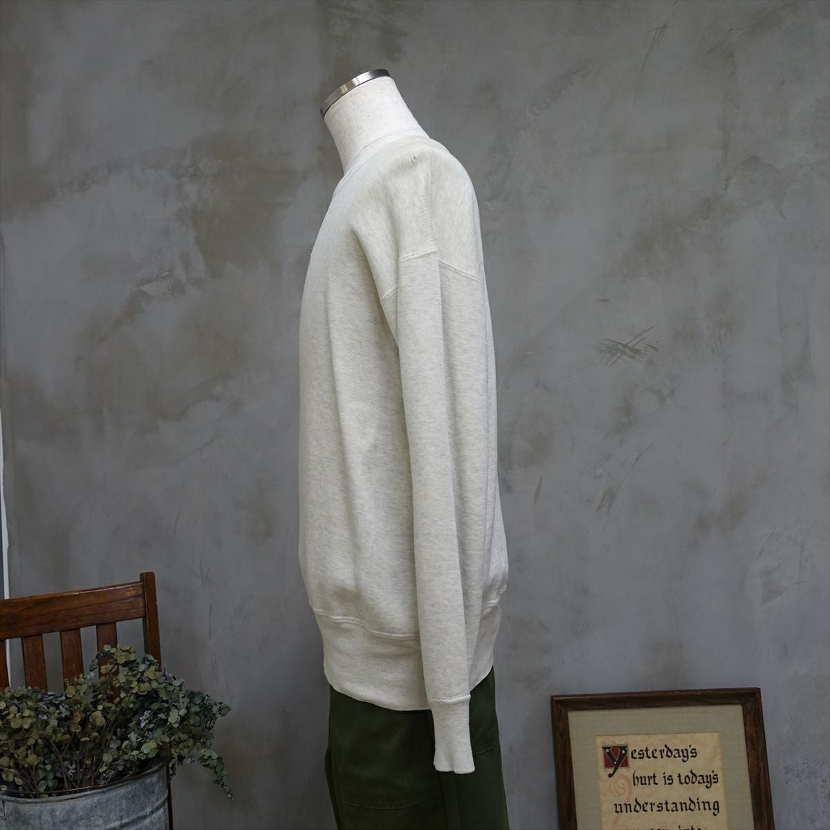 古着 50s PENNEYS VINTAGE スウェット 前V はめ込み セットイン