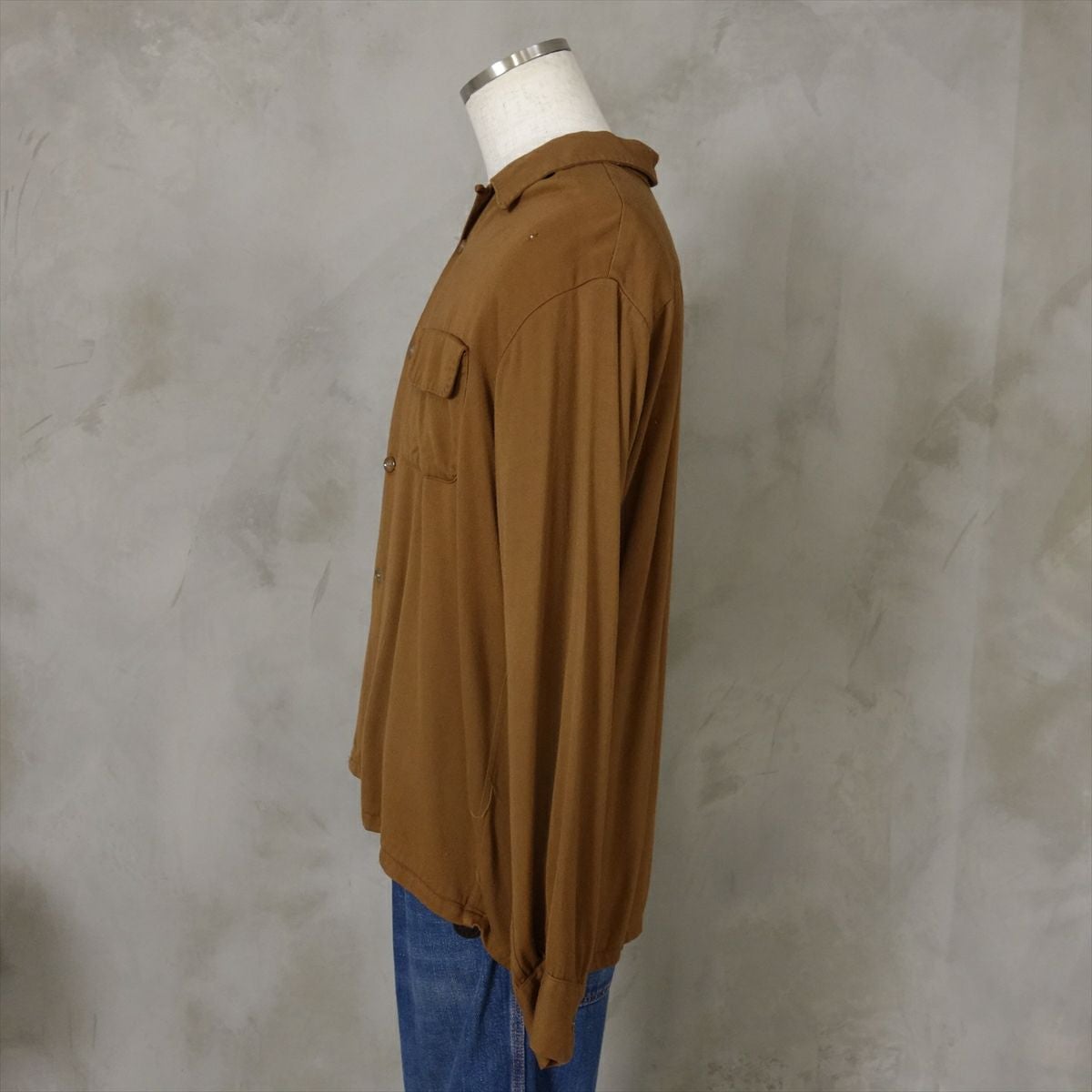古着 50s ボックス長袖シャツ ピルグリム レーヨン | Flamingo Online