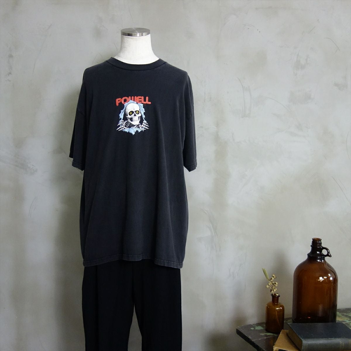 古着 90s POWELL パウエル Tシャツ ストリート スケーター | Flamingo