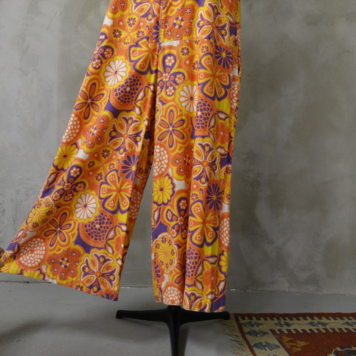 古着 70s サイケデリック柄 ヒッピージャンプスーツ | Flamingo Online