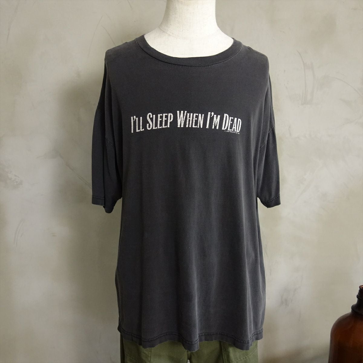 古着 90s メッセージ 黒Tシャツ | Flamingo Online 古着屋フラミンゴ