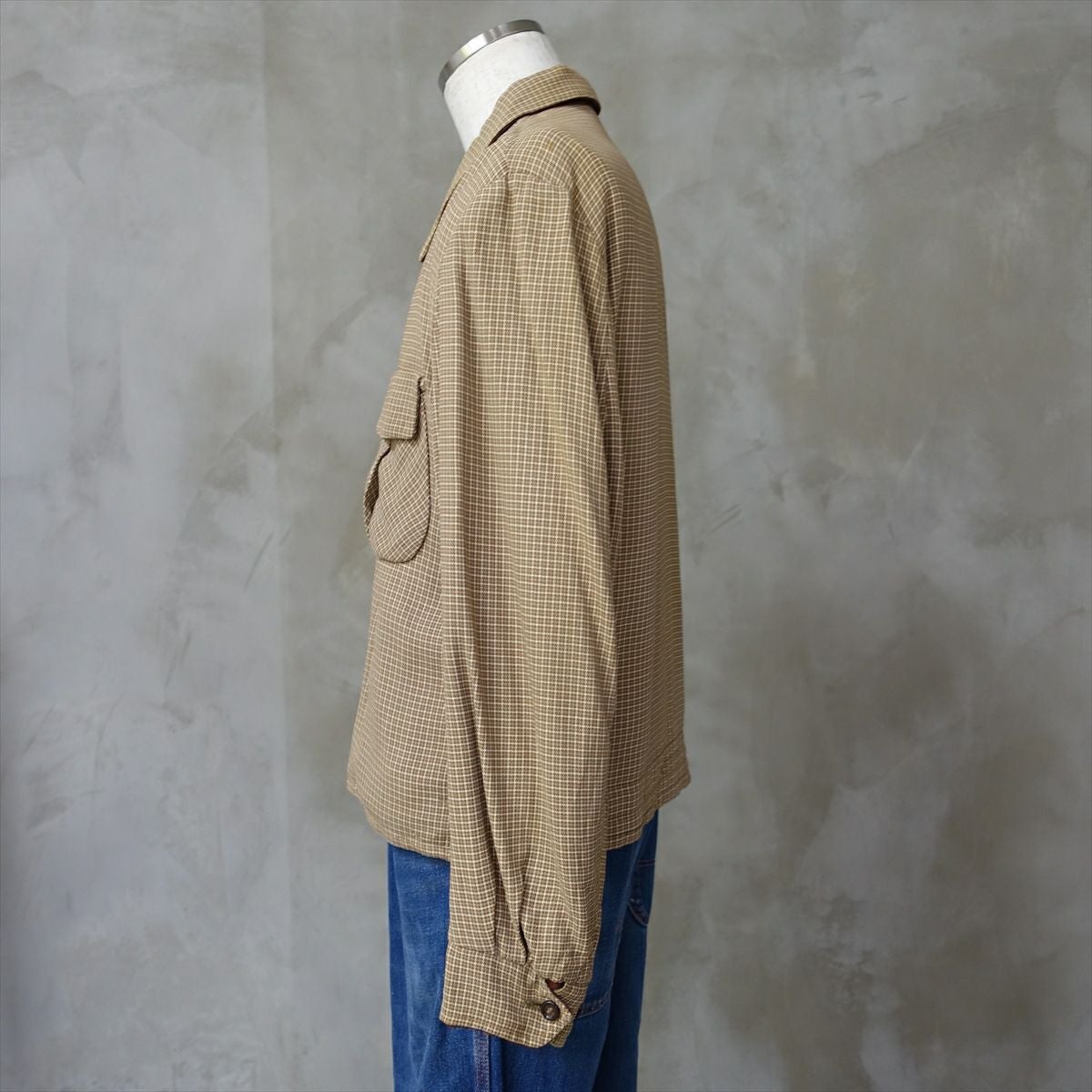 古着 50s ギャバジンジャケット VINTAGE リバーシブル | Flamingo