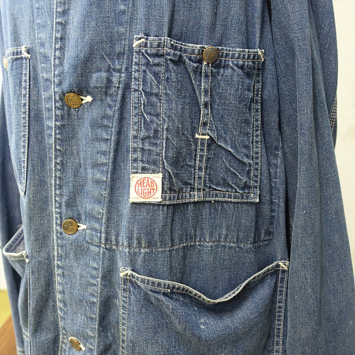 古着 50s ヘッドライト Headlight COVERALL デニム | Flamingo Online
