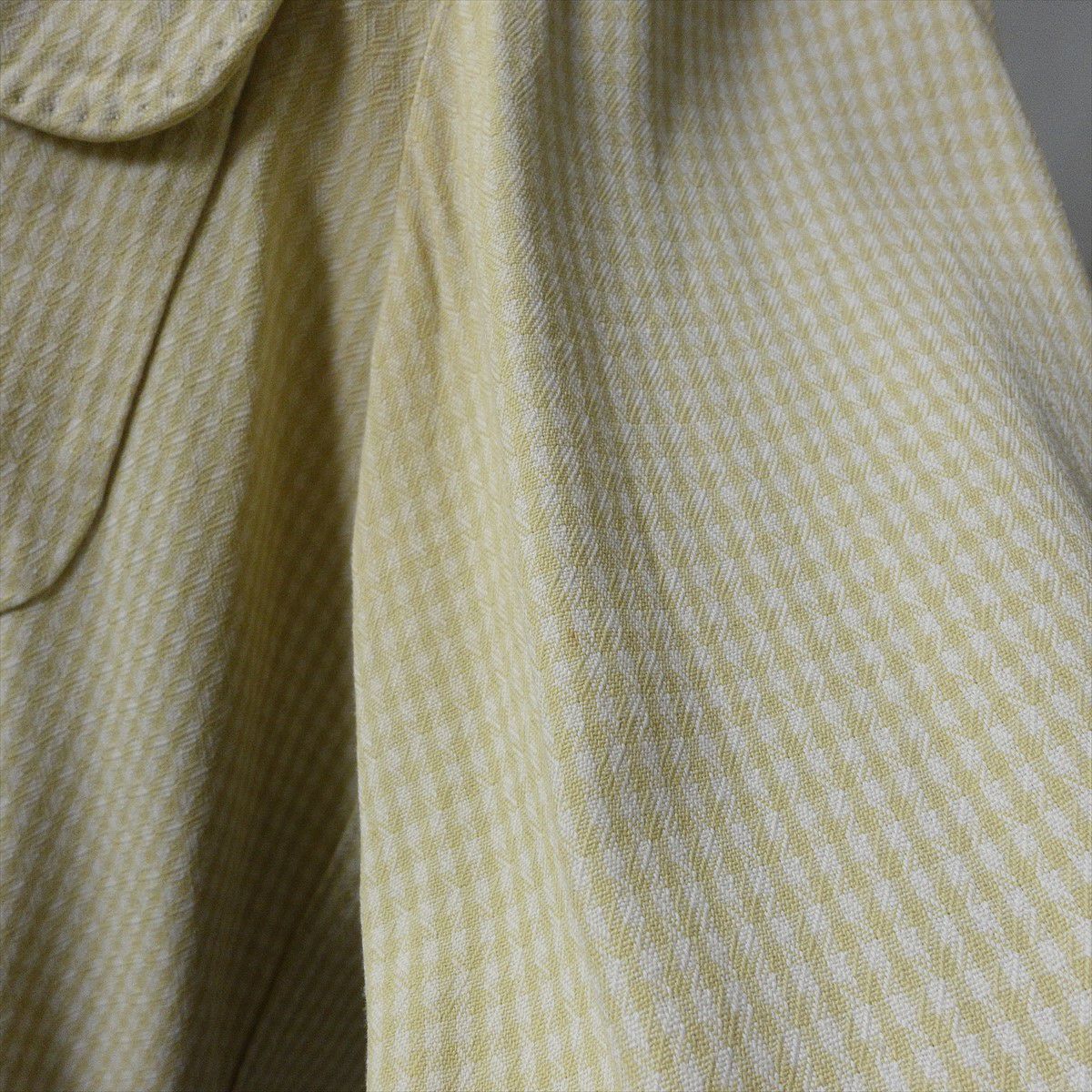 古着 70s VINTAGE ヴィンテージ レーヨンシャツ check 開襟 ボックス