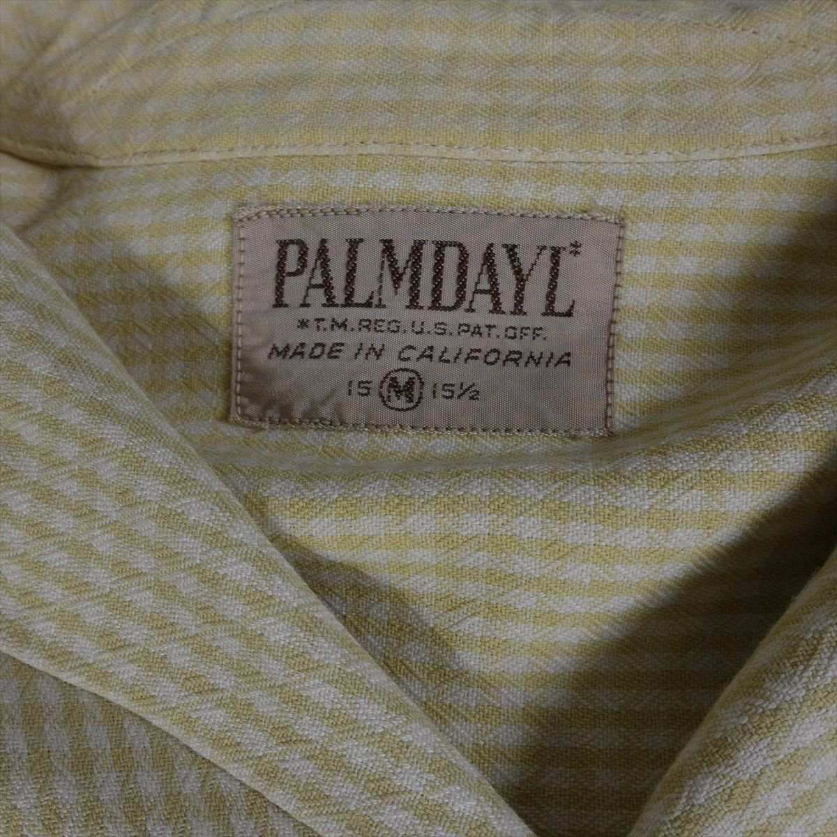 古着 70s VINTAGE ヴィンテージ レーヨンシャツ check 開襟 ボックス