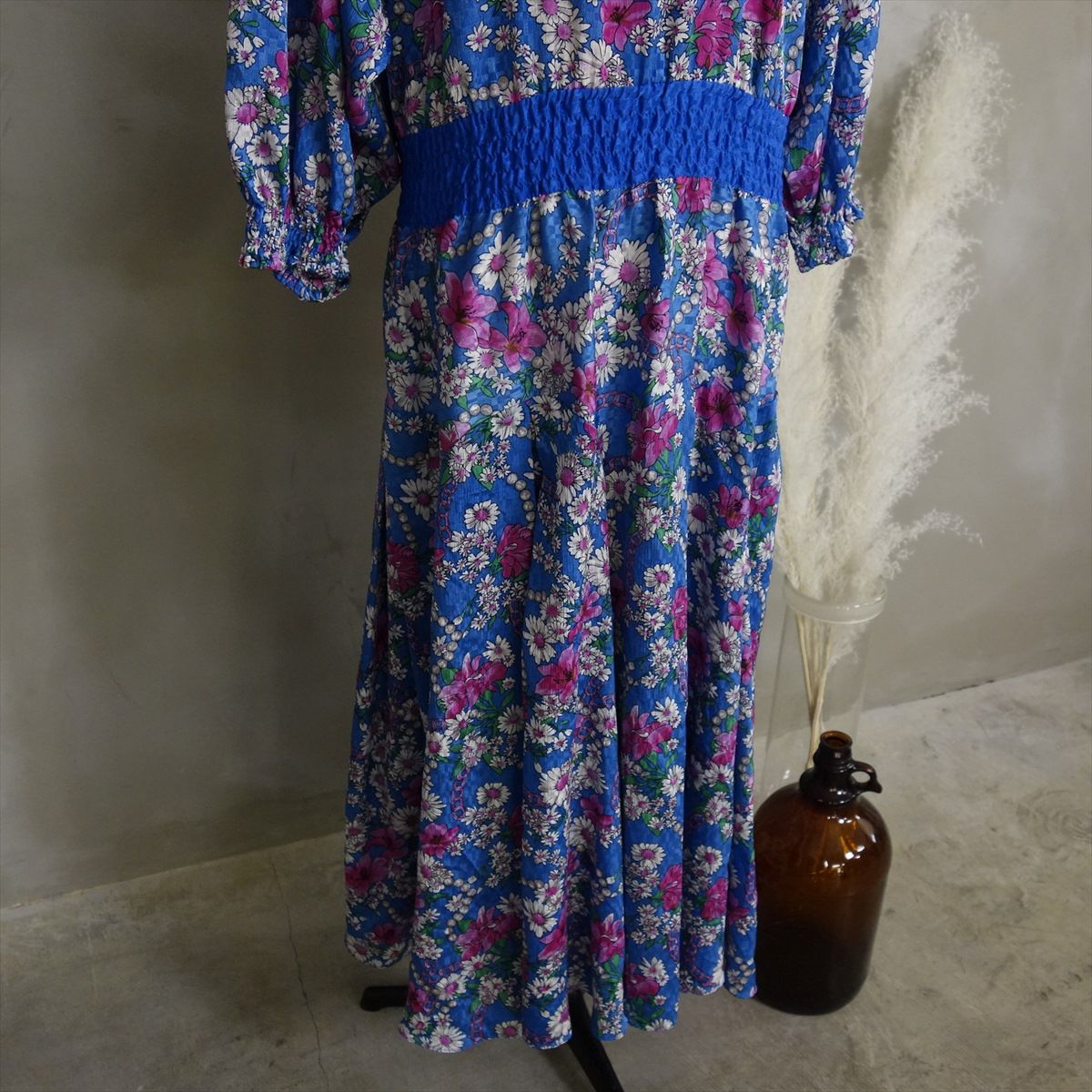 古着 80s ダイアンフレイス dianefreis 花柄ワンピース | Flamingo