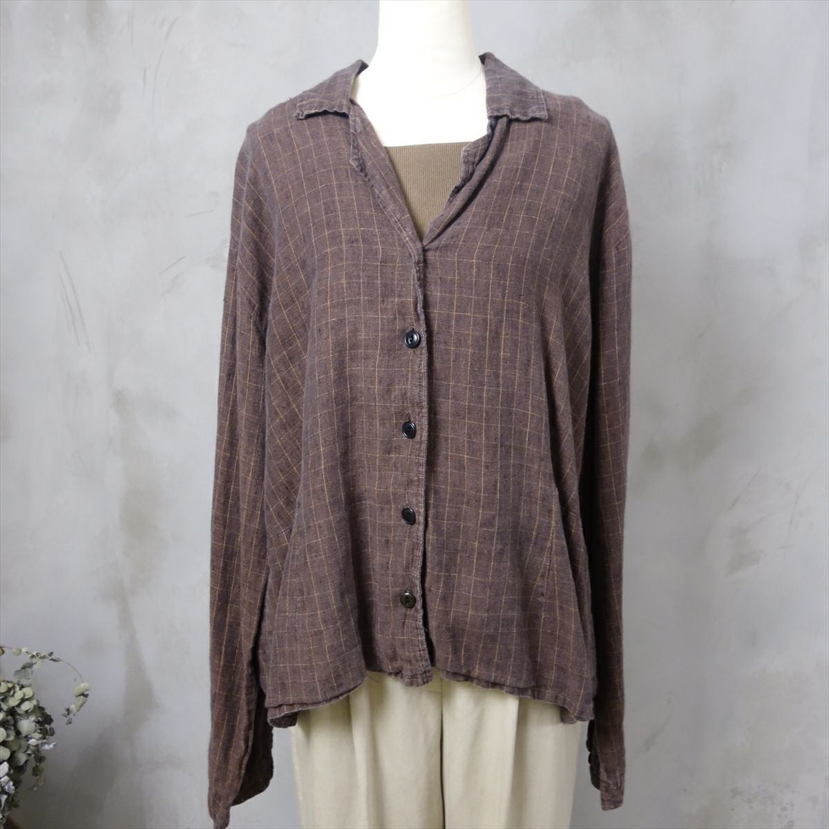 古着 00s FLAX リネンシャツ | Flamingo Online 古着屋フラミンゴ