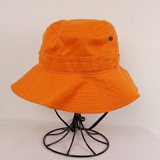 オレンジ ギミック サファリ バケットハット | Flamingo Online 古着屋