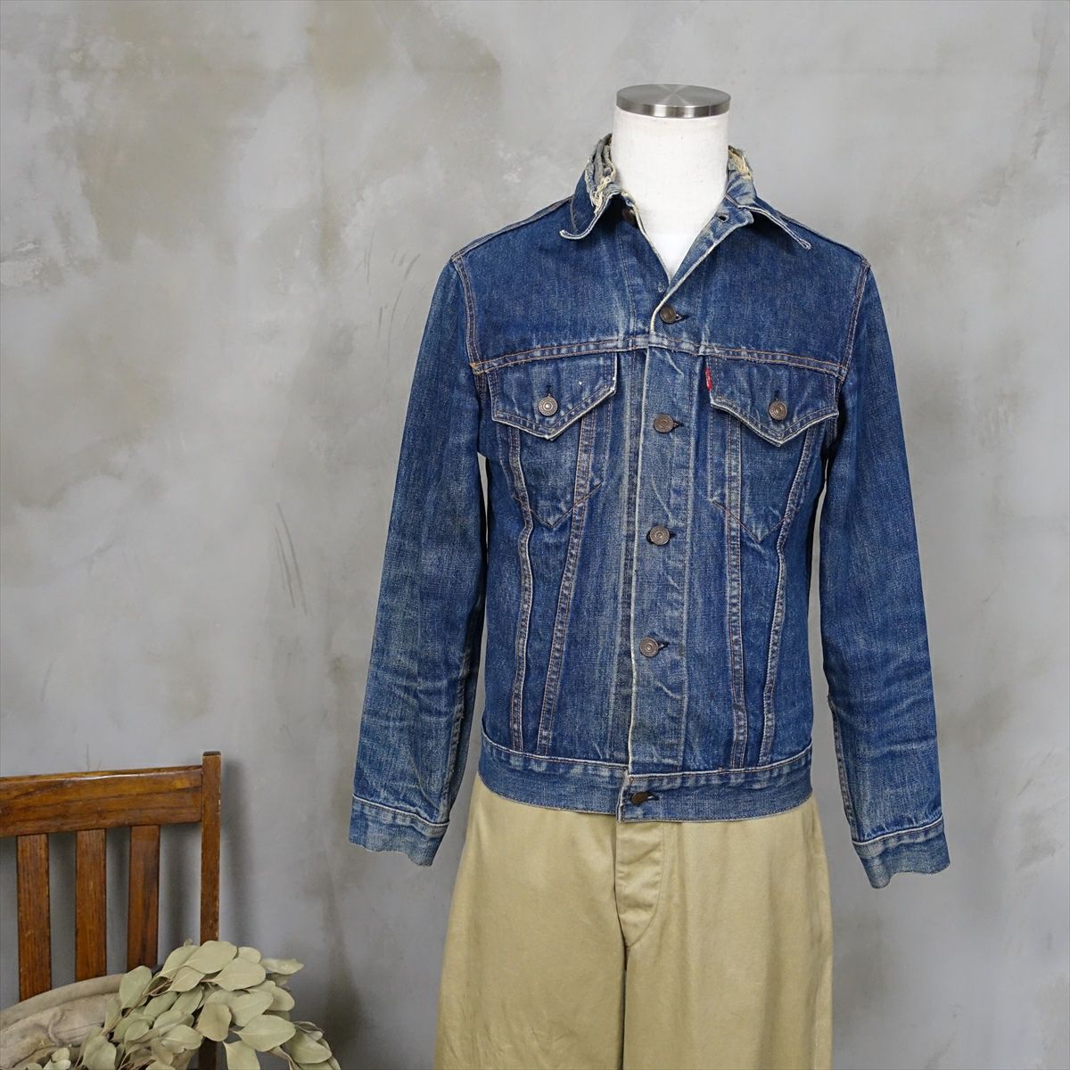 希少 古着 60's リーバイス 70505 ビッグE スエード LEVI'S 70505 BIG E | スエードジャケット - 古着屋グレープフルーツ