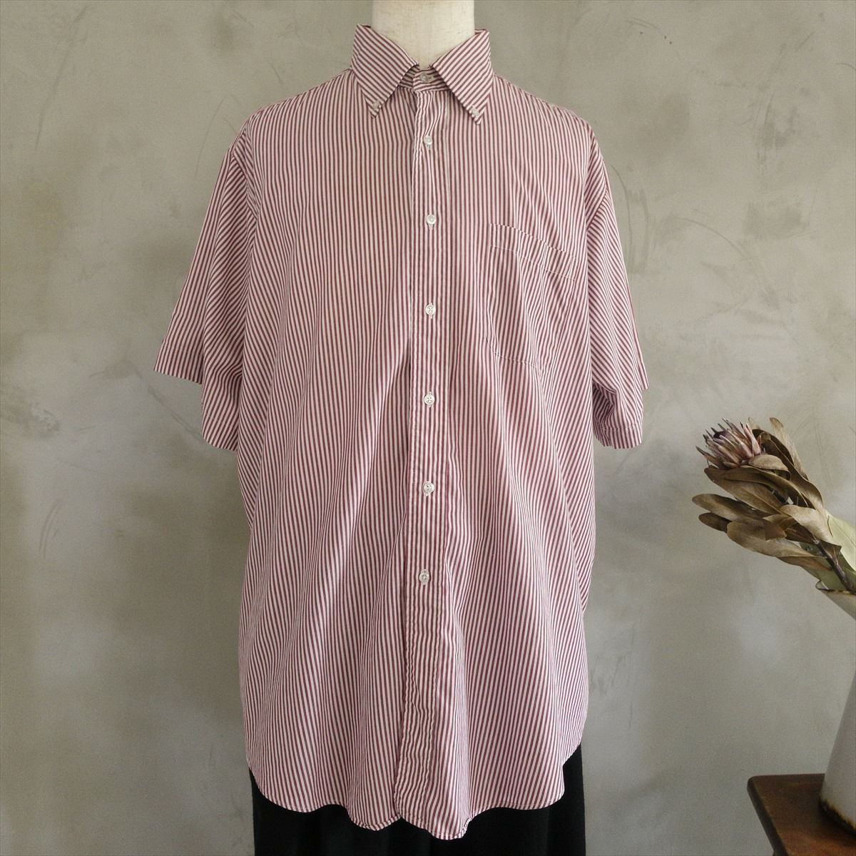 古着 80s ブルックスブラザーズ brooks brothers ストライプ 半袖