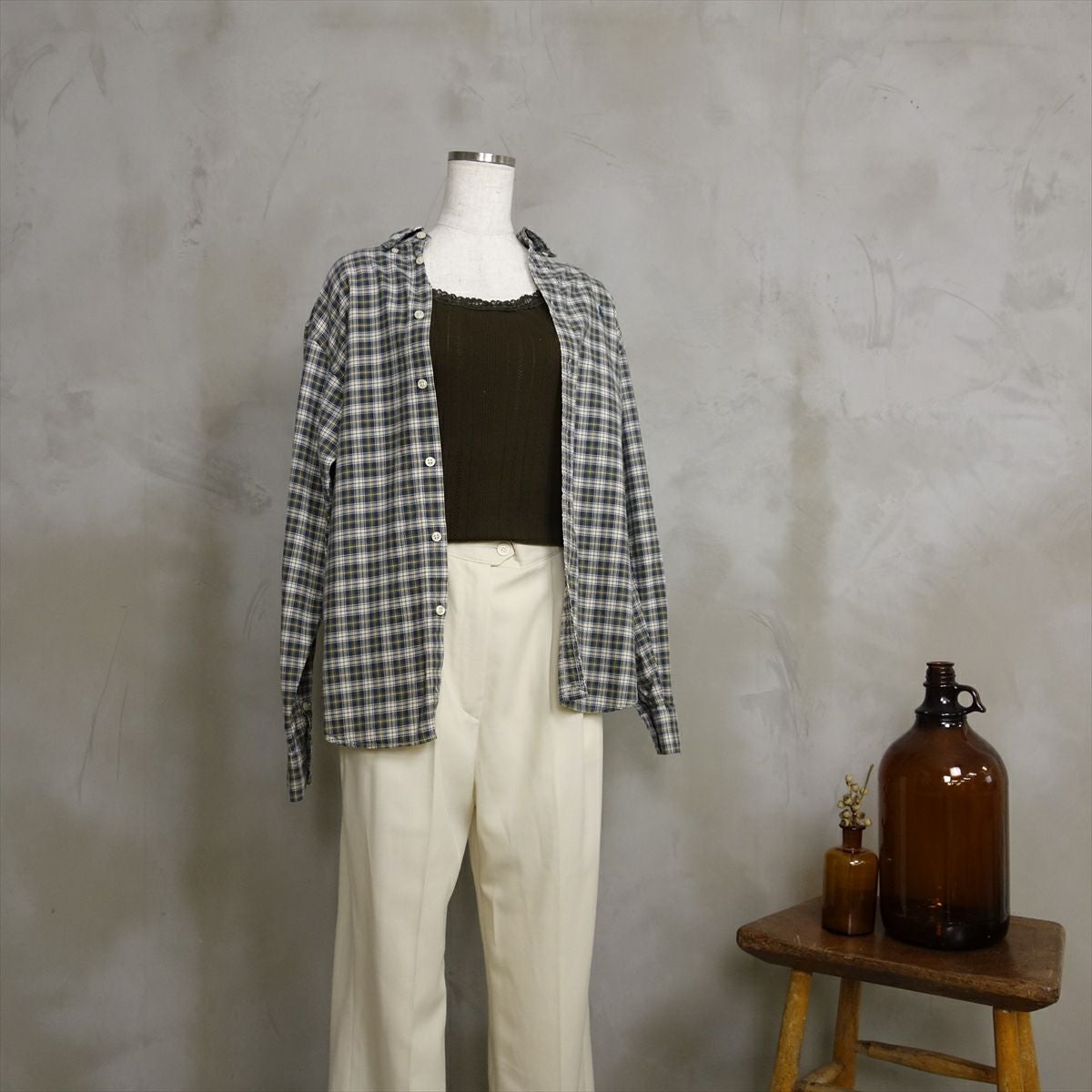 古着のラルフローレンのシャツ