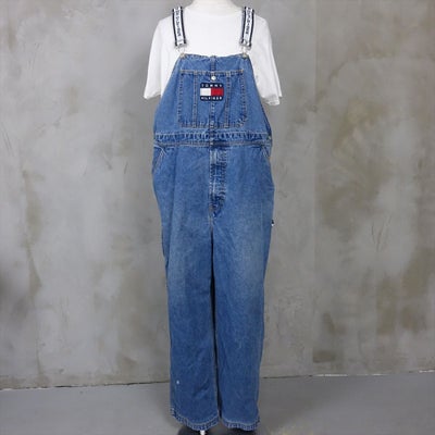 古着 トミーヒルフィガー TOMMY HILFIGER デニムオーバーオール