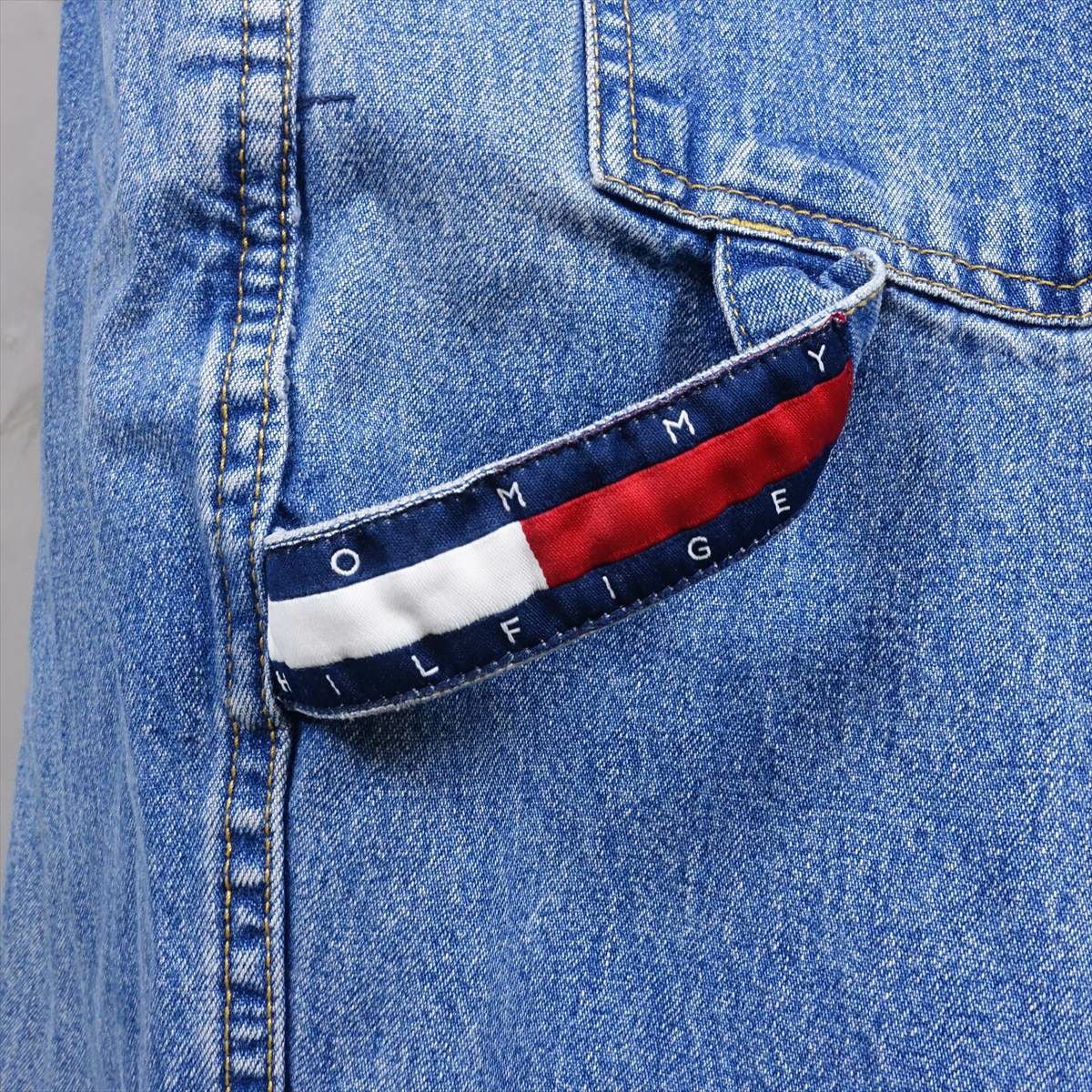 古着 トミーヒルフィガー TOMMY HILFIGER デニムオーバーオール