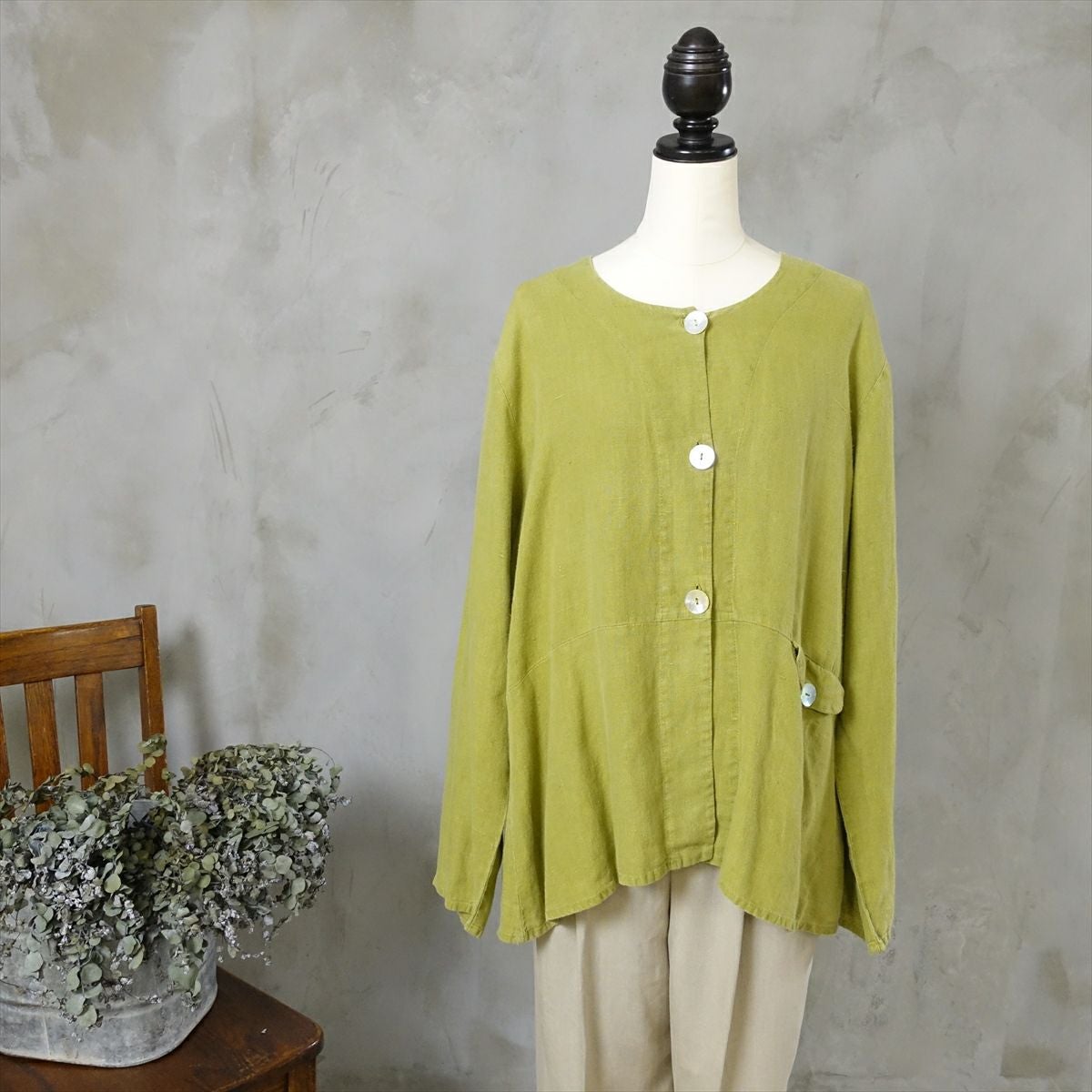 古着 00s FLAX リネンシャツ | Flamingo Online 古着屋フラミンゴ