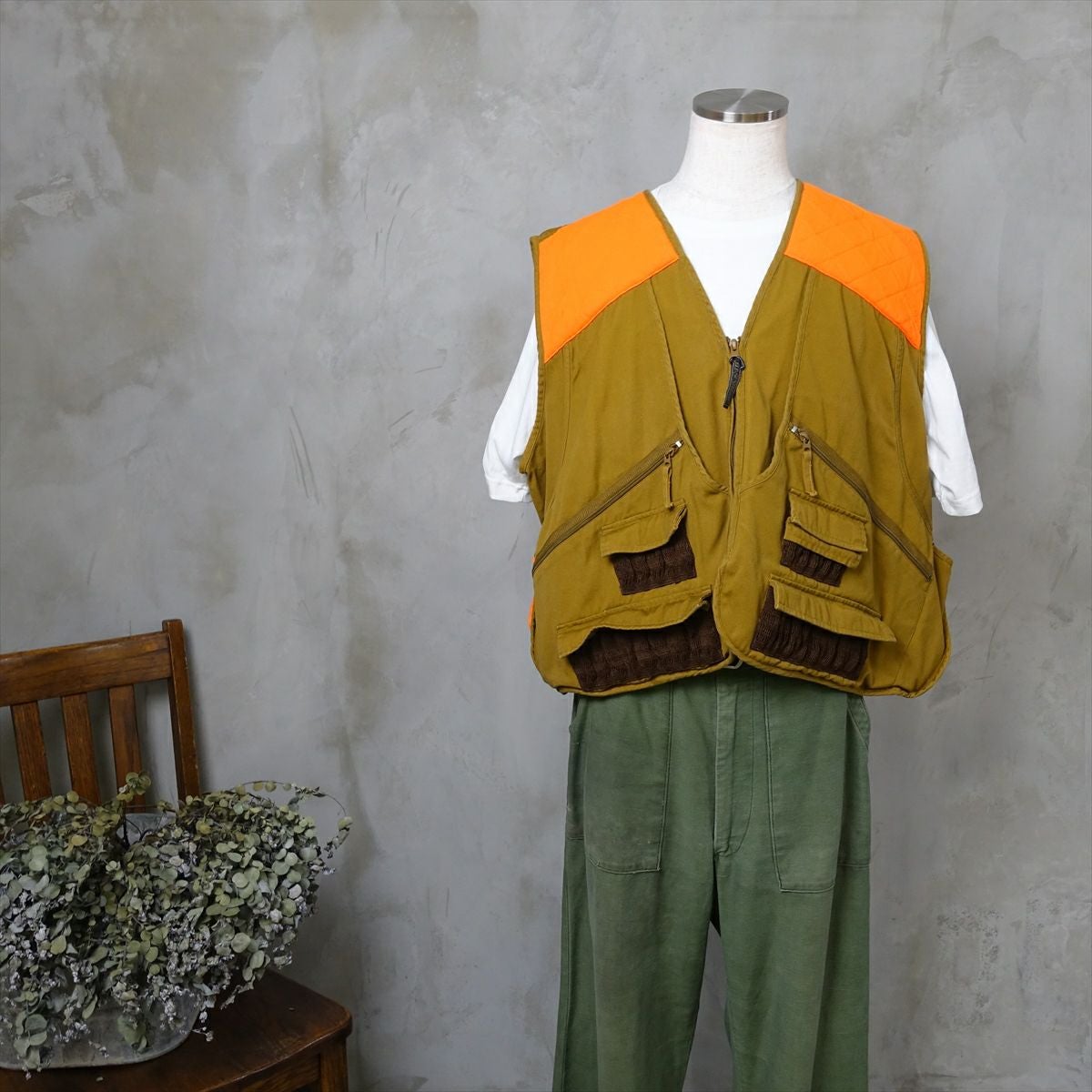 古着 80s ハンティングベスト | Flamingo Online 古着屋フラミンゴ