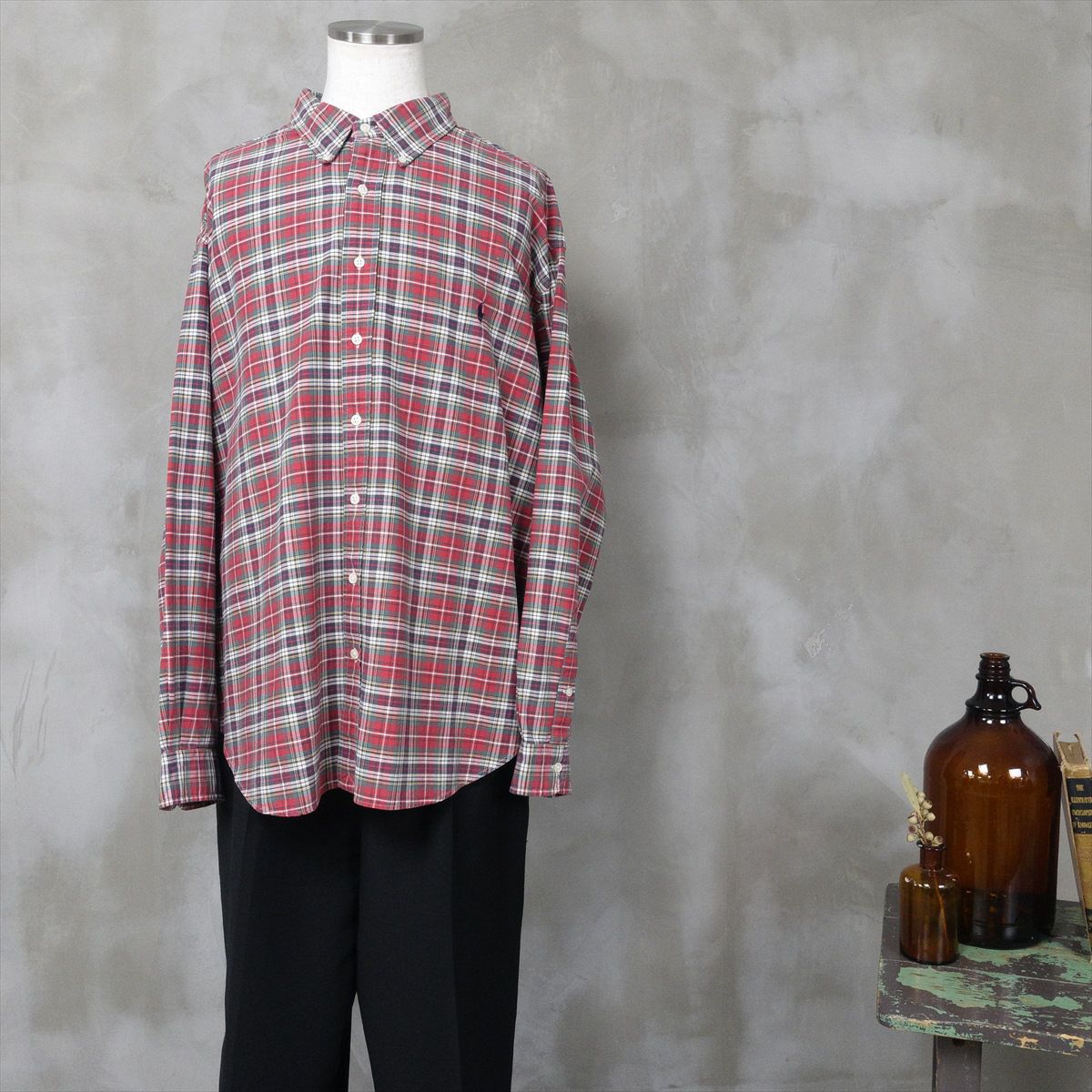 古着のラルフローレンのシャツ