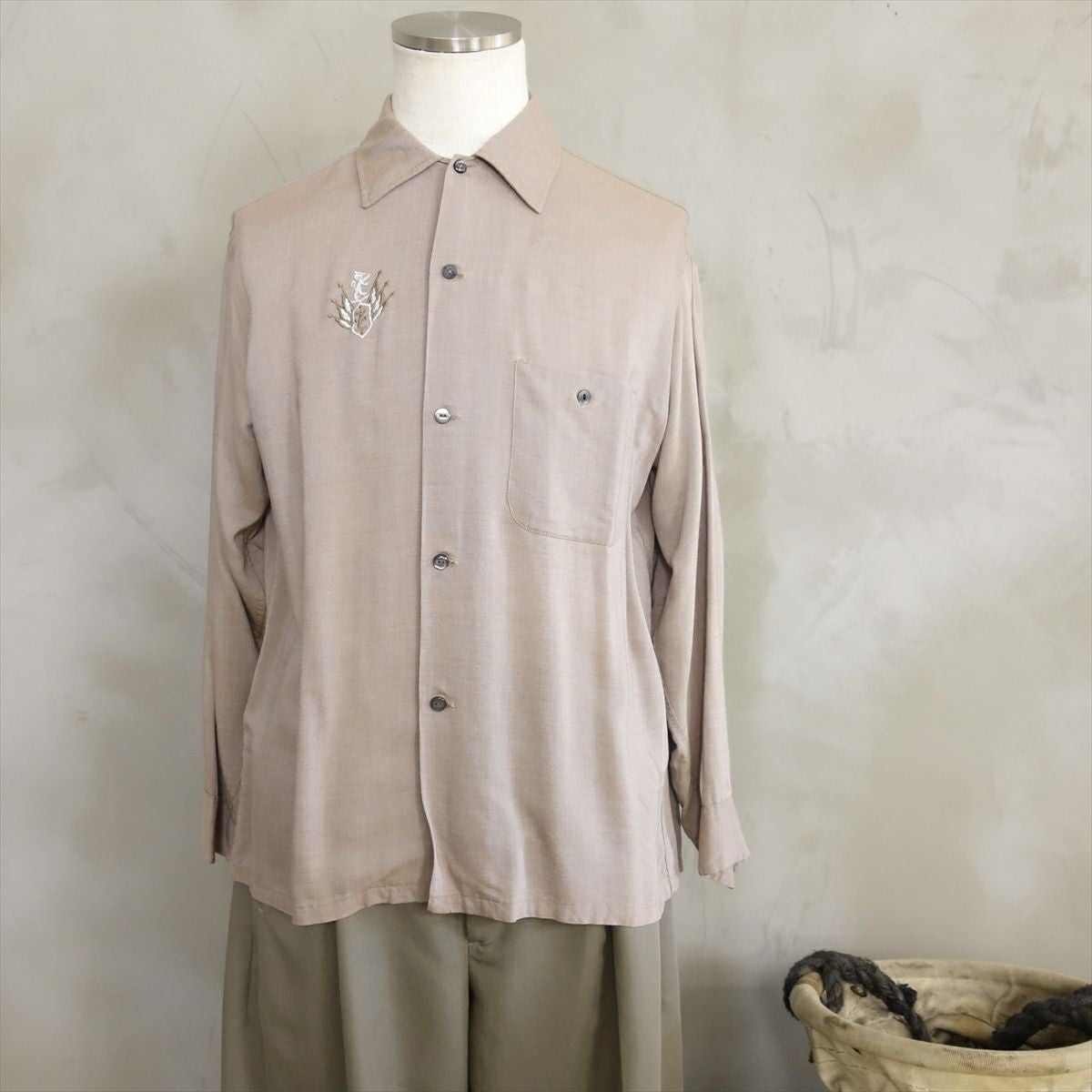 古着 60S ヴィンテージ レーヨンシャツ | Flamingo Online 古着屋