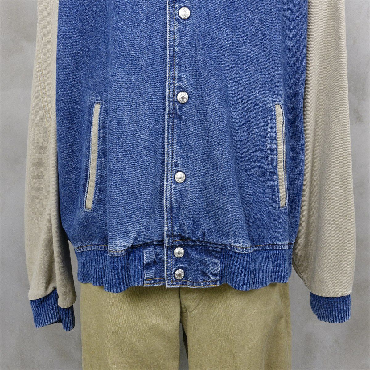 古着 デニムスタジャン 切り替え | Flamingo Online 古着屋フラミンゴ